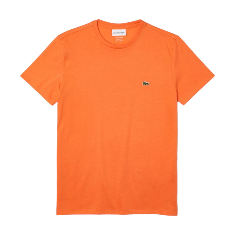 T-shirt Uomo Lacoste - T-Shirt 100% Pima Cotton - Arancione