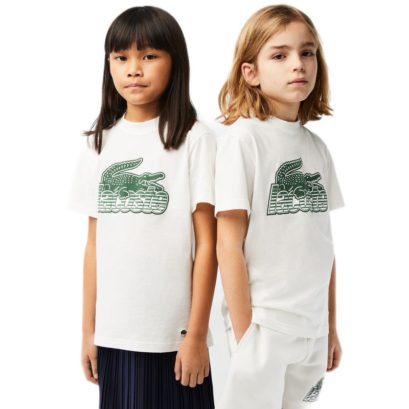 T-shirt Ragazzo Lacoste - T-Shirt - Panna