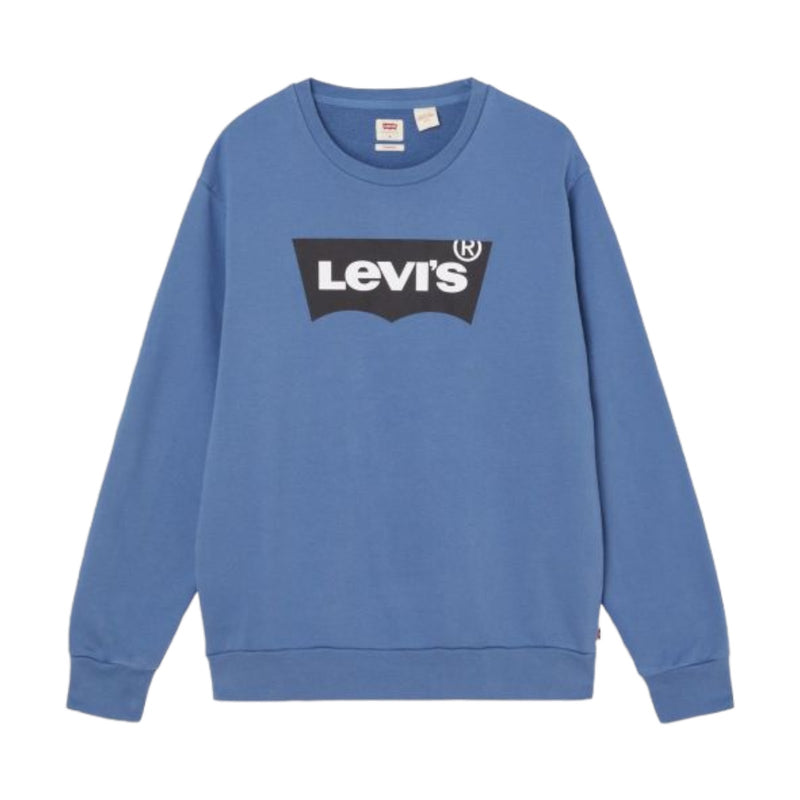 Felpe senza cappuccio Uomo Levi's - Standard Graphic Crew - Blu