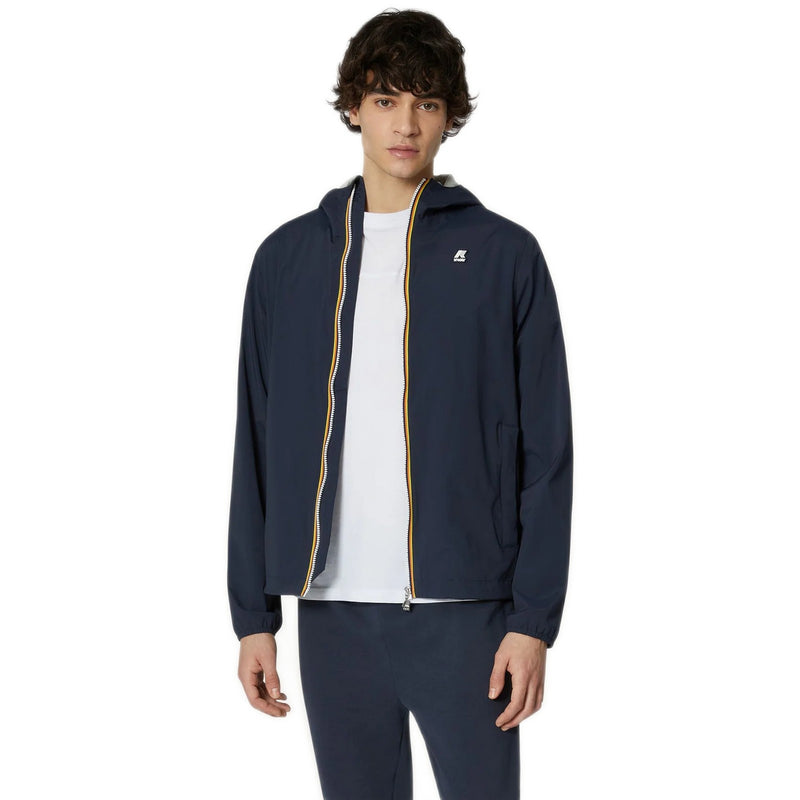 Giubbini Uomo K-Way - Jack Stretch Nylon Jersey - Blu