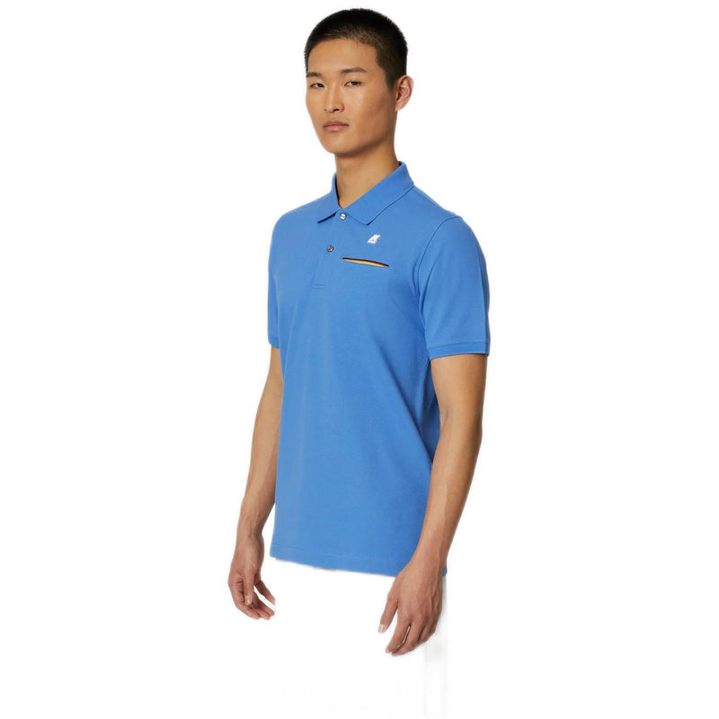 Polo Uomo K-Way - Polo Manica Corta Briac - Blu