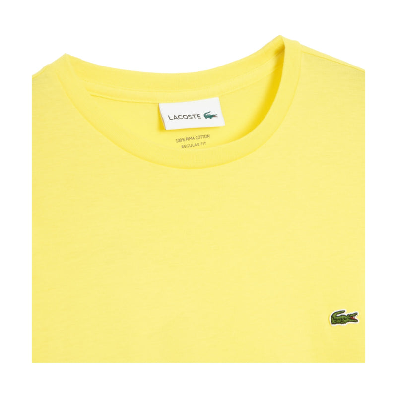 T-shirt Uomo Lacoste - T-Shirt 100% Pima Cotton - Giallo