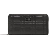 Portafogli Donna Calvin Klein - Re-Lock Quilt Z/A Wallet Lg - Nero