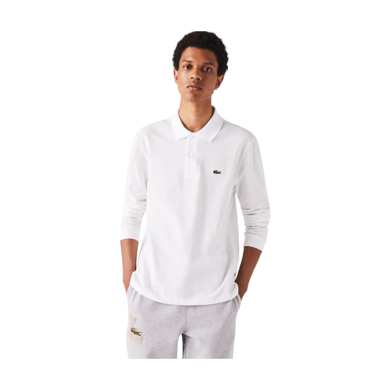 Polo Uomo Lacoste - Polo Manica Lunga - Bianco