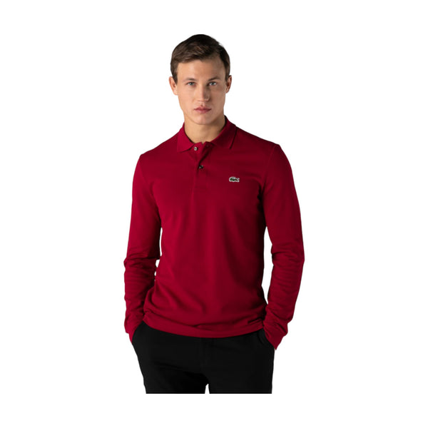 Polo Uomo Lacoste - Polo Manica Lunga - Bordeaux