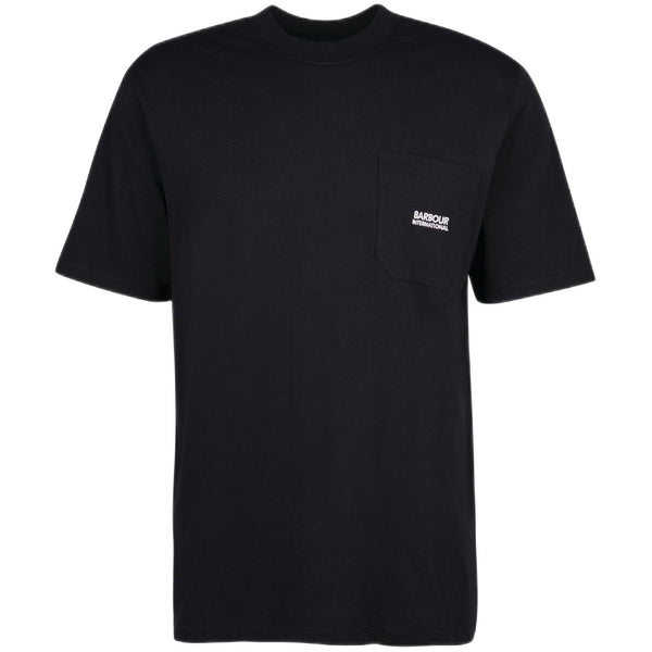 T-shirt Uomo Barbour International - Radok Pocket Tee - Nero