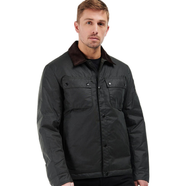 Giubbotti Uomo Barbour International - Tourer Wax - Verde