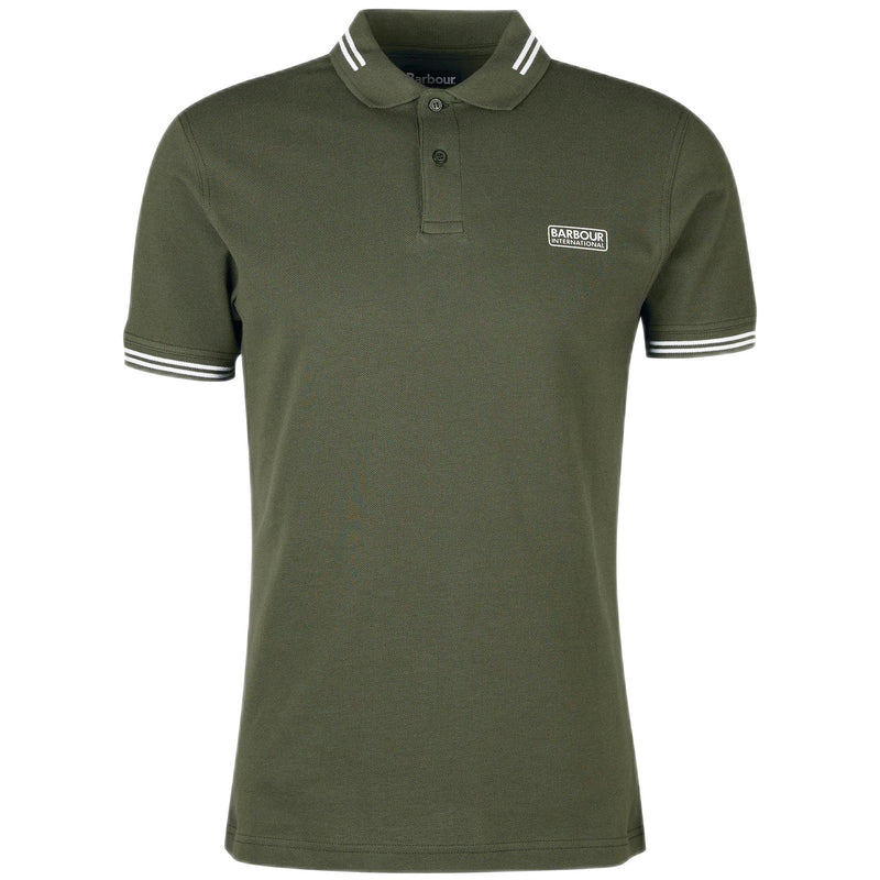 Polo Uomo Barbour International - Essential Tipped Polo - Verde