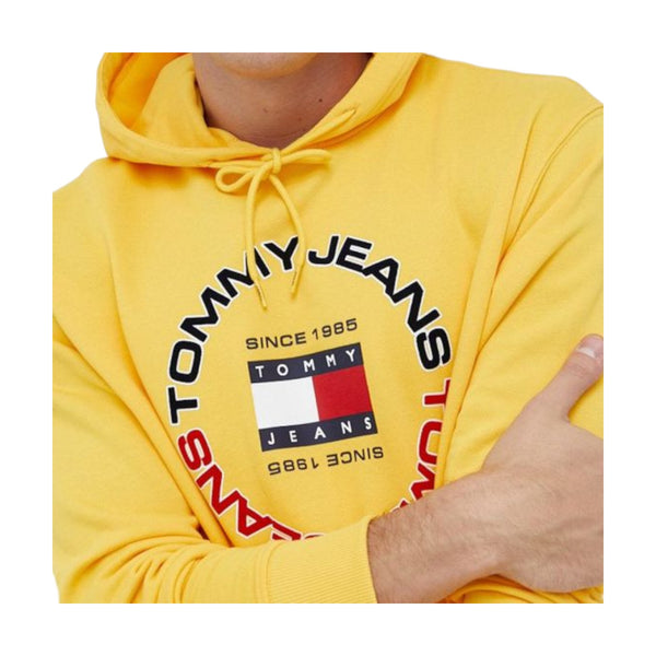 Felpe con cappuccio Uomo Tommy Hilfiger - Tjm Reg Athletic Hoodie - Giallo