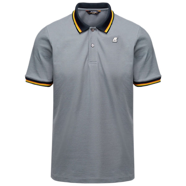 Polo Uomo K-Way - Polo Manica Corta Vince - Grigio