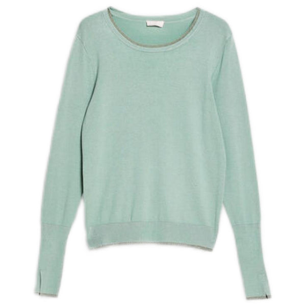 Maglioni Donna Liu Jo - Ecs Maglia Chiusa M/L Basic Ba - Verde