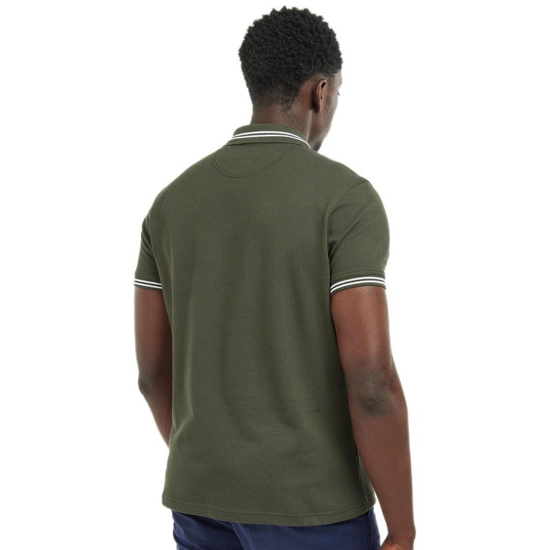 Polo Uomo Barbour International - Essential Tipped Polo - Verde